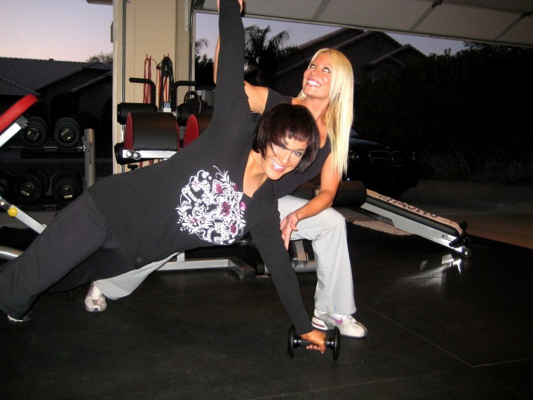 Chrissy May with Coralea Gosnell